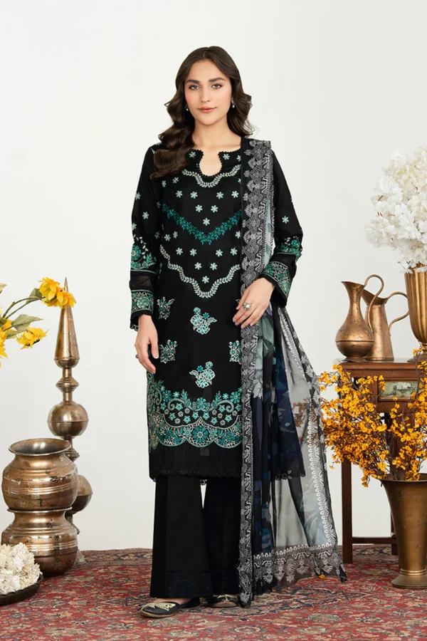 Embroidered Bana Dora Lawn with Printed Bamber Chiffon Dupatta